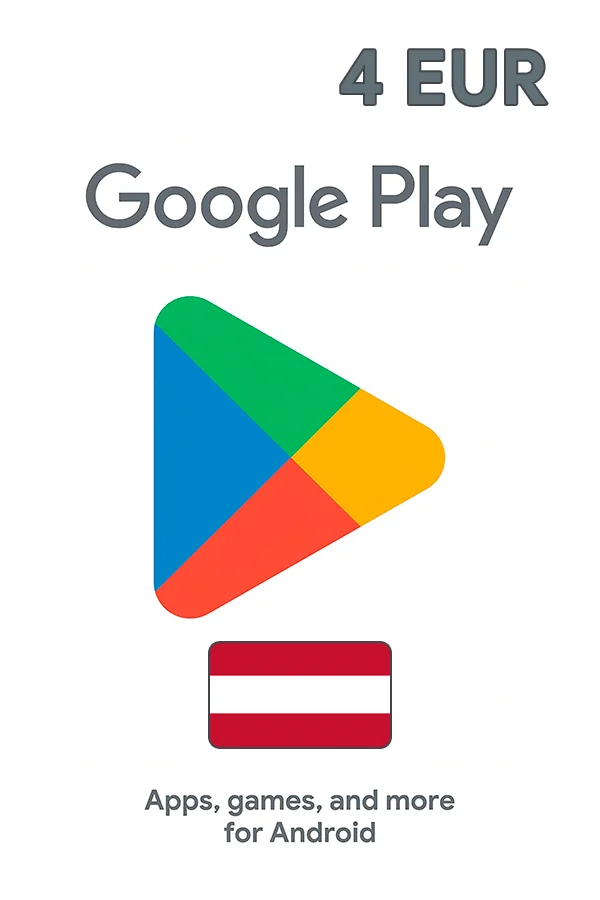 Google Play Gift Card 4 EUR (Austria)