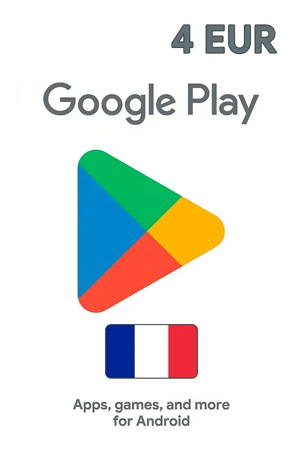 Google Play Gift Card 4 EUR (France)