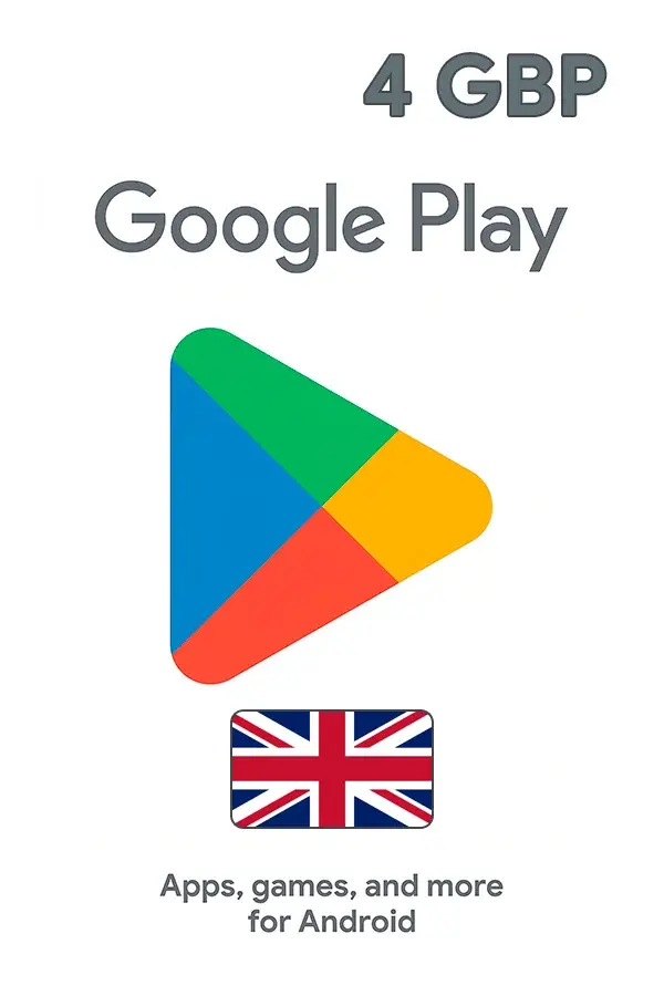 Google Play Gift Card 4 GBP (United Kingdom)