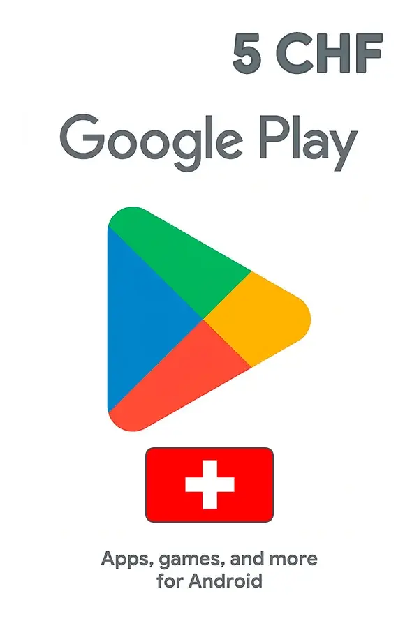 5 CHF Google Play Швейцария