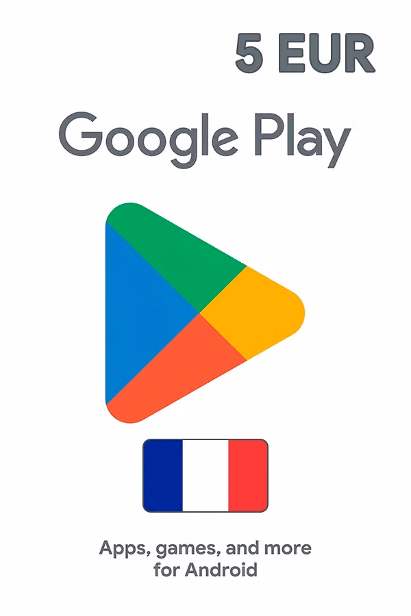 Google Play Gift Card 5 EUR (France)