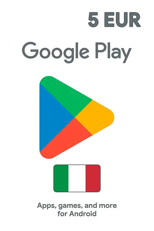 Google Play Gift Card 5 EUR (Italy)