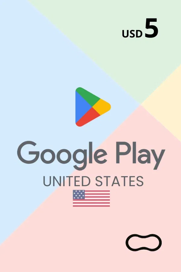 Google Play 5$ USD USA