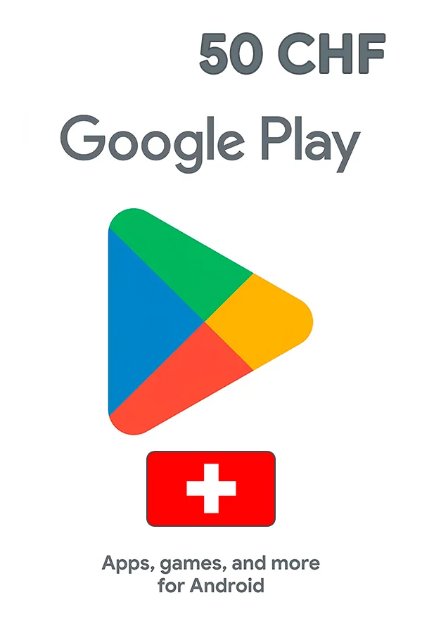 Google Play Gift Card 50 CHF (Switzerland)