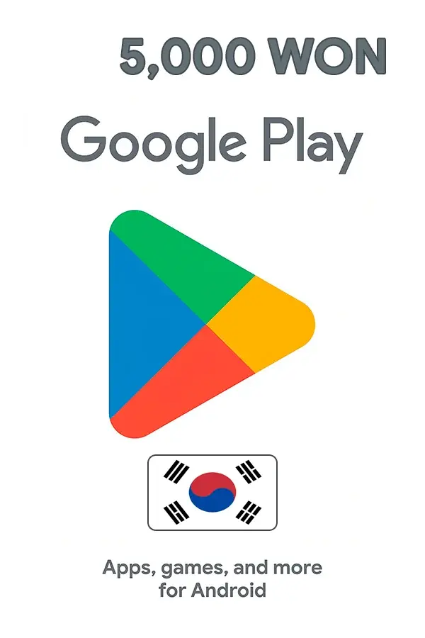 Google Play Gift Card 5,000 WON (Korea)