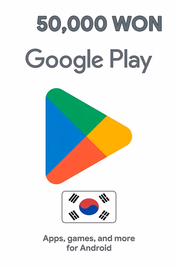 Google Play Gift Card 50,000 WON (Korea)
