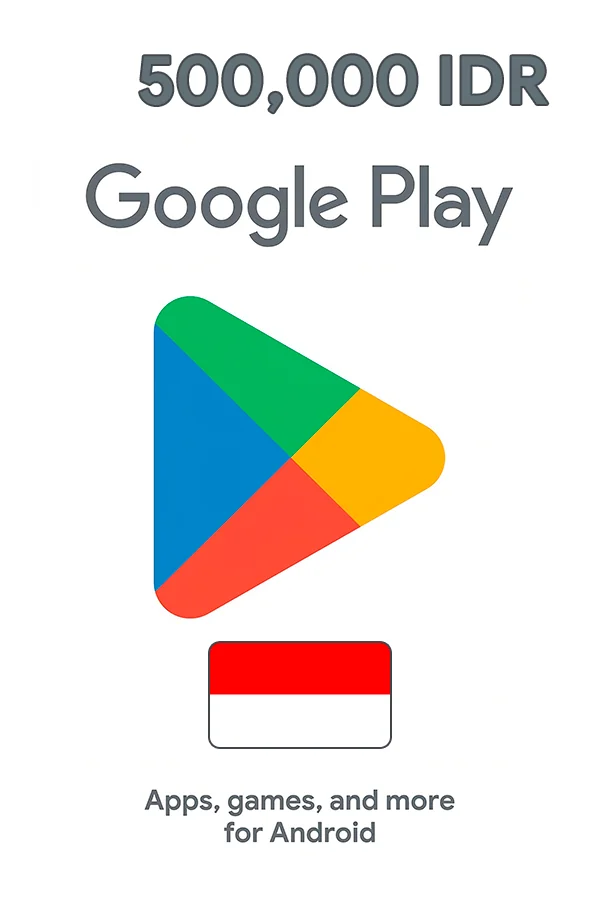 Google Play Gift Card 500,000 IDR (Indonesia)