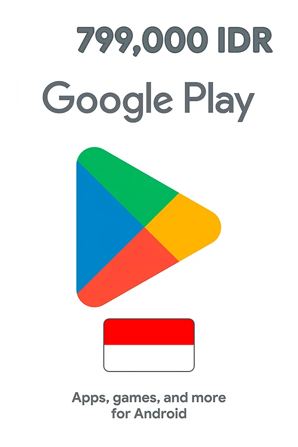 Google Play Gift Card 799,000 IDR (Indonesia)