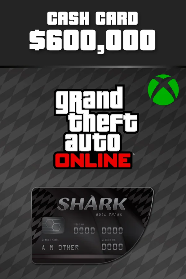 GTA Online Bull Shark Cash Card Xbox