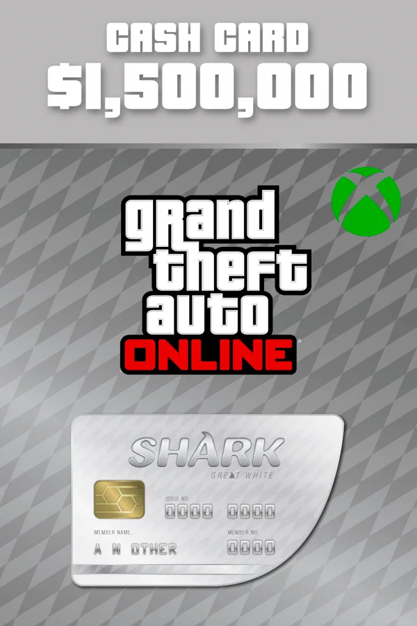 Grand Theft Auto Online: Great White Shark Cash Card (1.500.000) Xbox Key (Global)