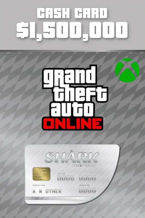 Grand Theft Auto Online: Great White Shark Cash Card (1.500.000) Xbox Key (Global)