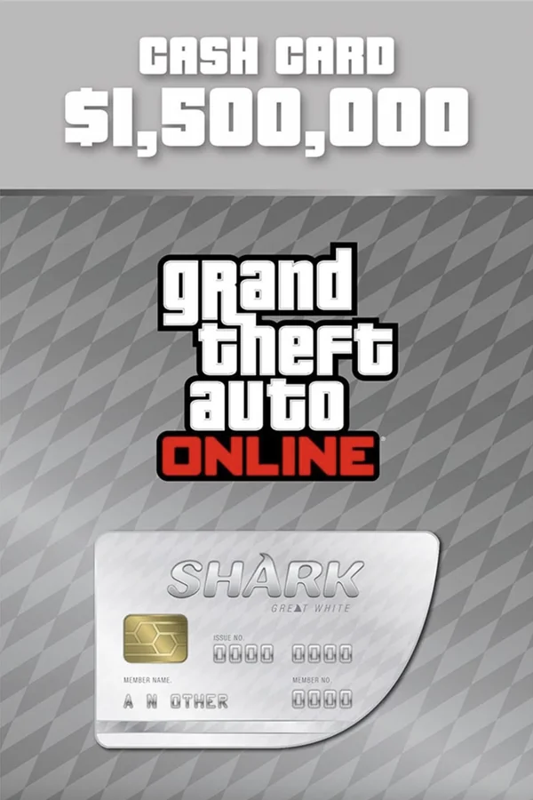 GTA Online Great White Shark Cash Card Rockstar