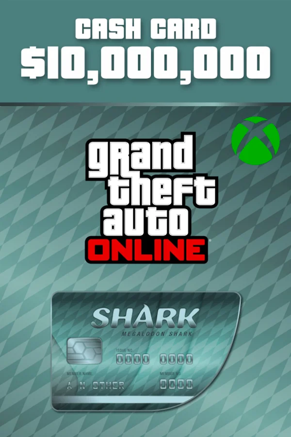 GTA Online Megalodon Shark Cash Card Xbox