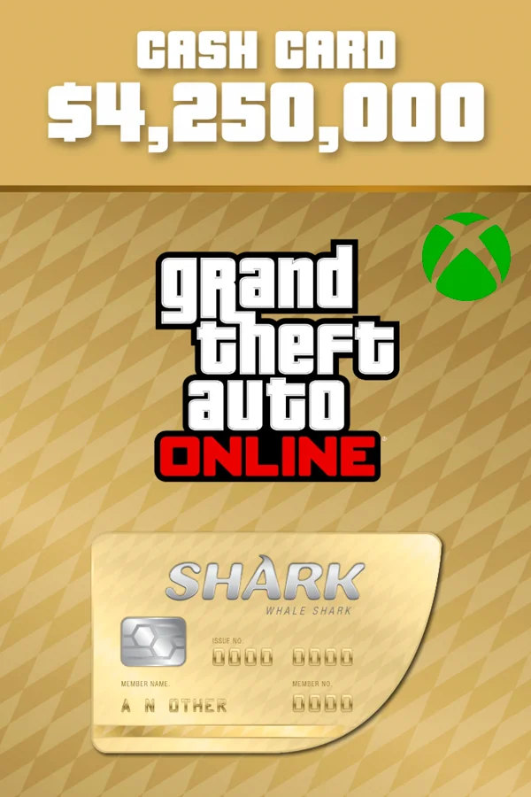 GTA Online Whale Shark Cash Card Xbox