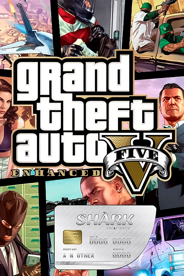 GTA 5 Enhanced & Great White Shark Card Bundle