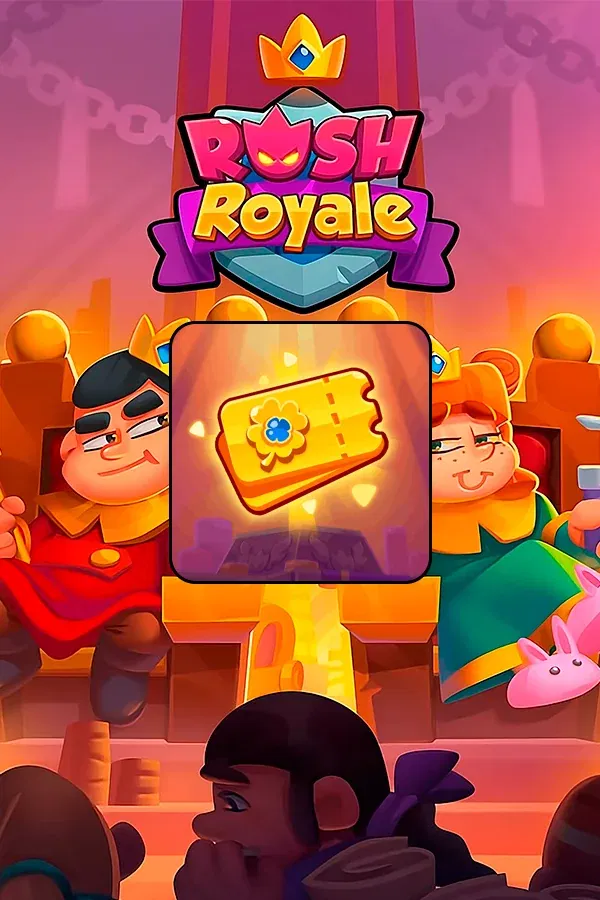 Купить Пропуск в Таверну героев + 2100 монет для Rush Royale по ID