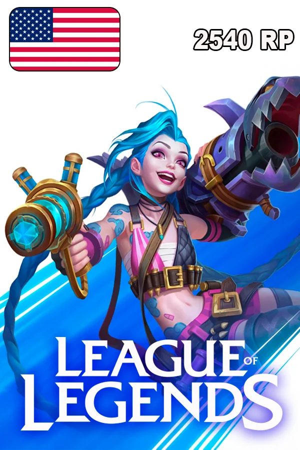 LoL 2540 RIOT POINTS US