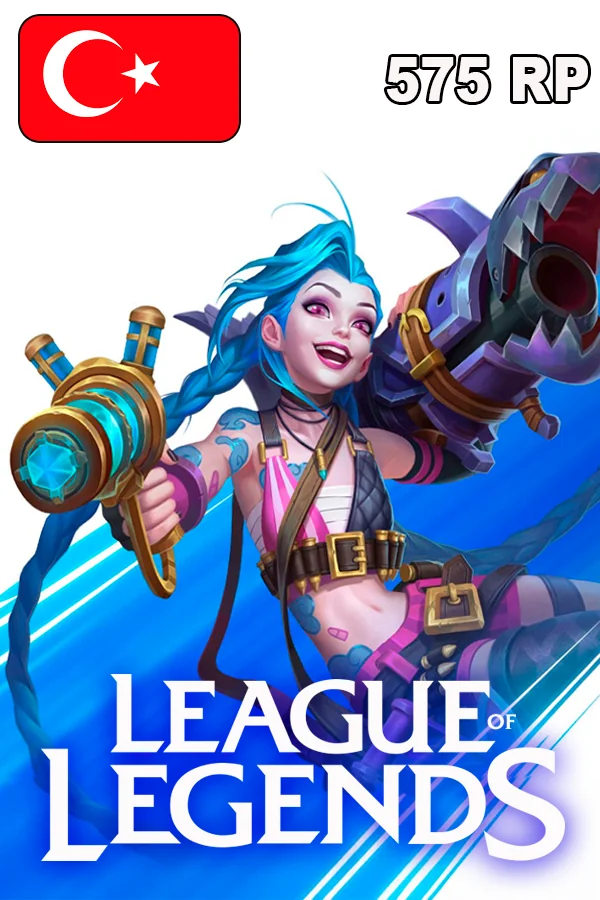 League of Legends 575 RIOT POINTS Gift Card Turkey