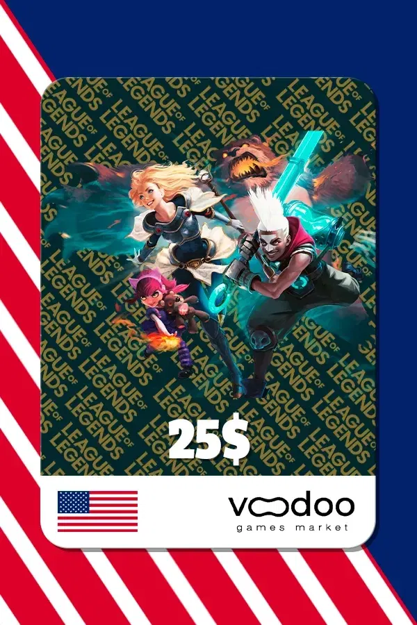 Подарочная карта League of Legends RIOT ACCESS 25$ США