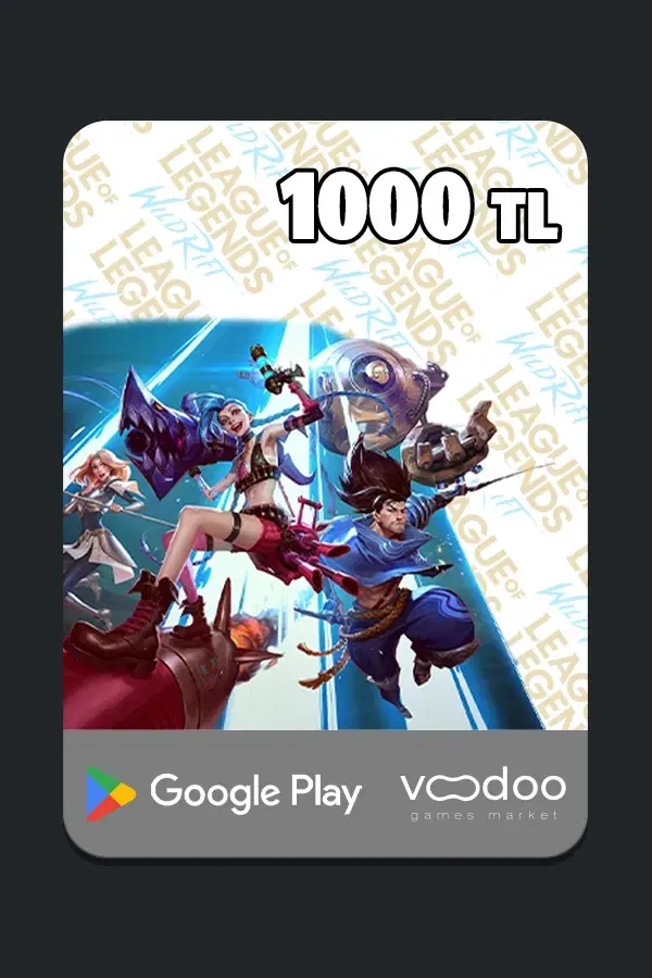 LOL Wild Rift 1000 TL Google Play