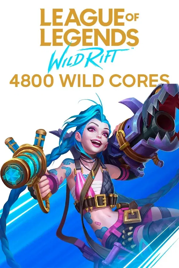 Buy 4800 Wild Cores for League of Legends Wild Rift
