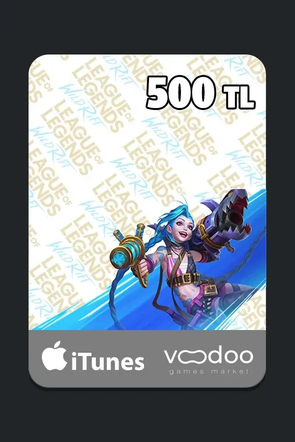 League of Legends: Wild Rift 500 TL Itunes Gift Card
