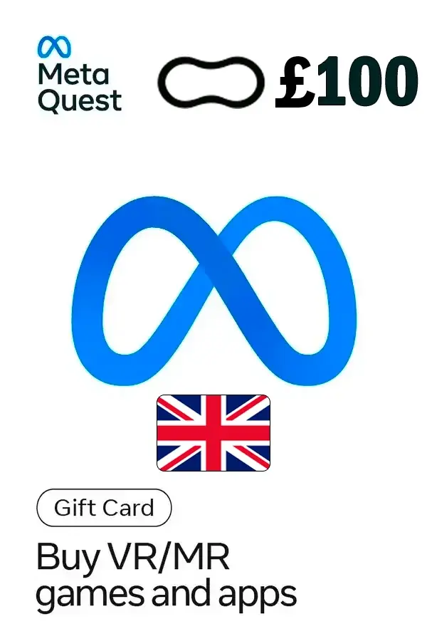 Meta Quest 100 GBP Подарочная карта (Великобритания)