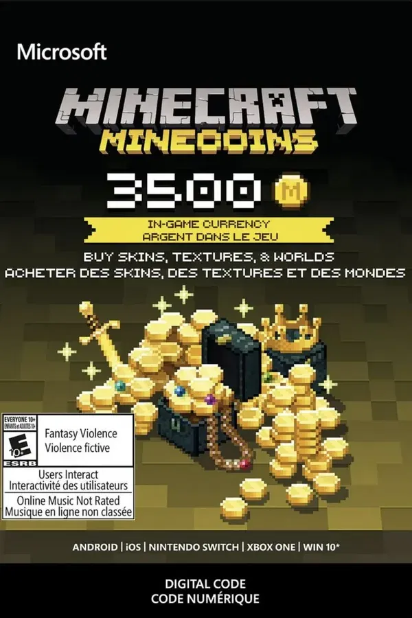 Minecraft Minecoin Pack 3500 Coins