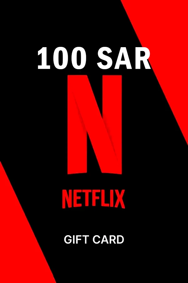 Netflix 100 SAR Saudi Arabia Gift card
