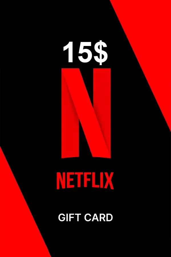 Netflix $15 USD USA Gift card