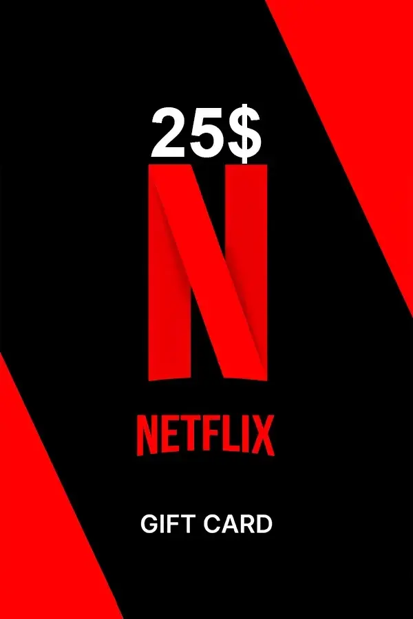 Netflix $25 USD USA Gift card