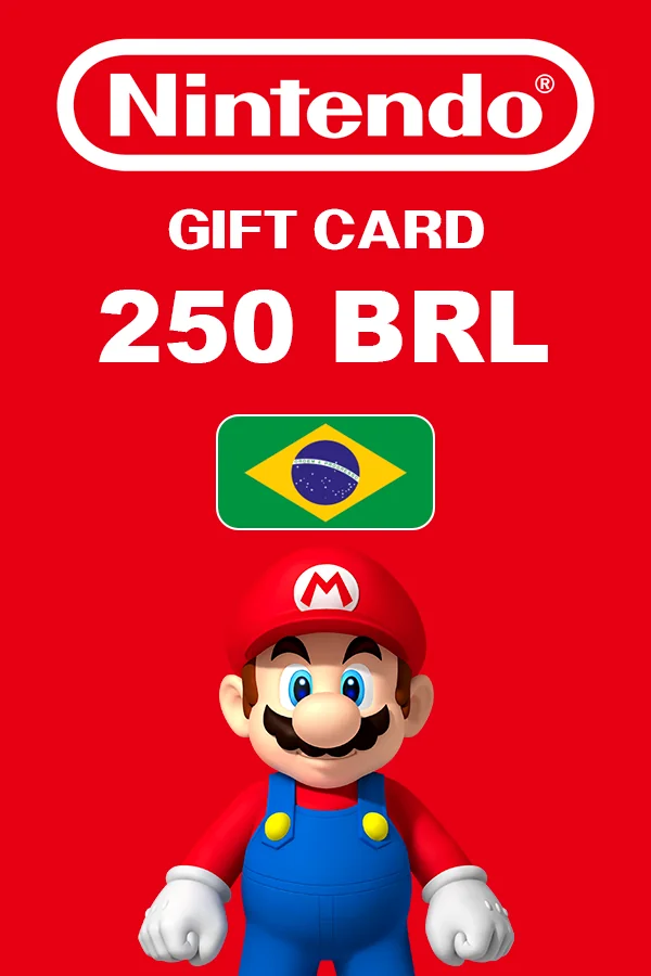 Nintendo eShop Card 250 BRL (Brazil)
