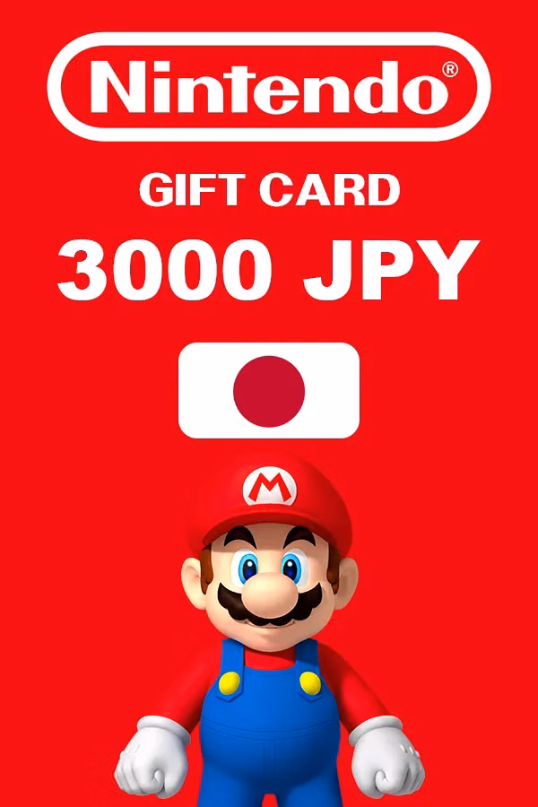 3000 JPY Nintendo eShop Япония