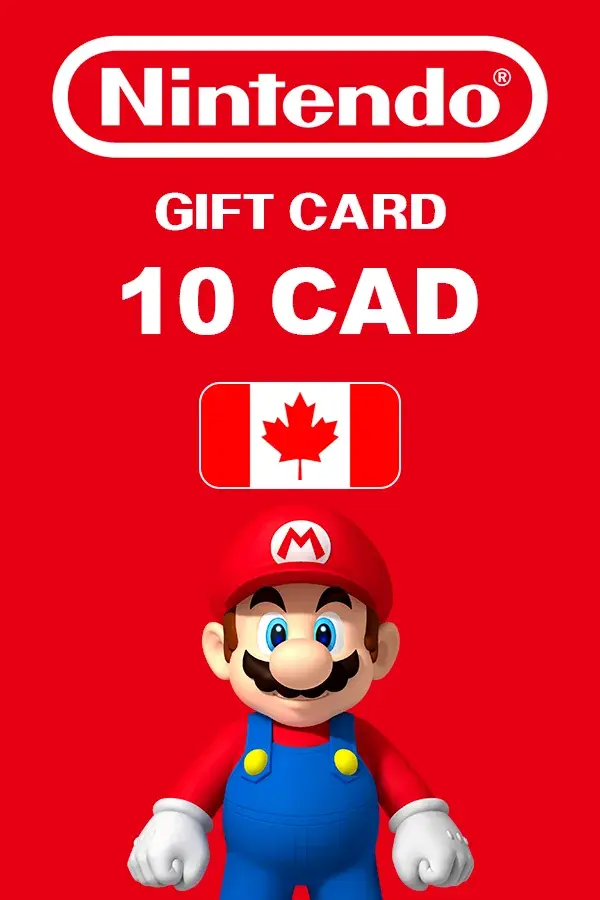 10 CAD Nintendo eShop Канада