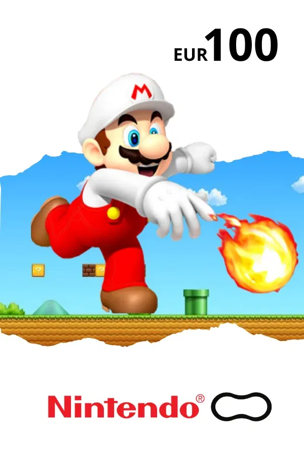 Buy Gift Card 100 EUR Europe Nintendo eShop Card