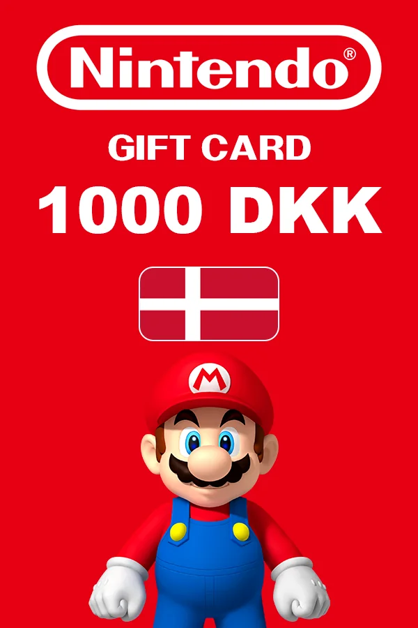 1000 DKK Nintendo eShop Denmark
