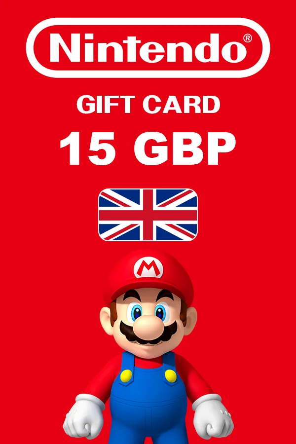 15 GBP Nintendo eShop United Kingdom