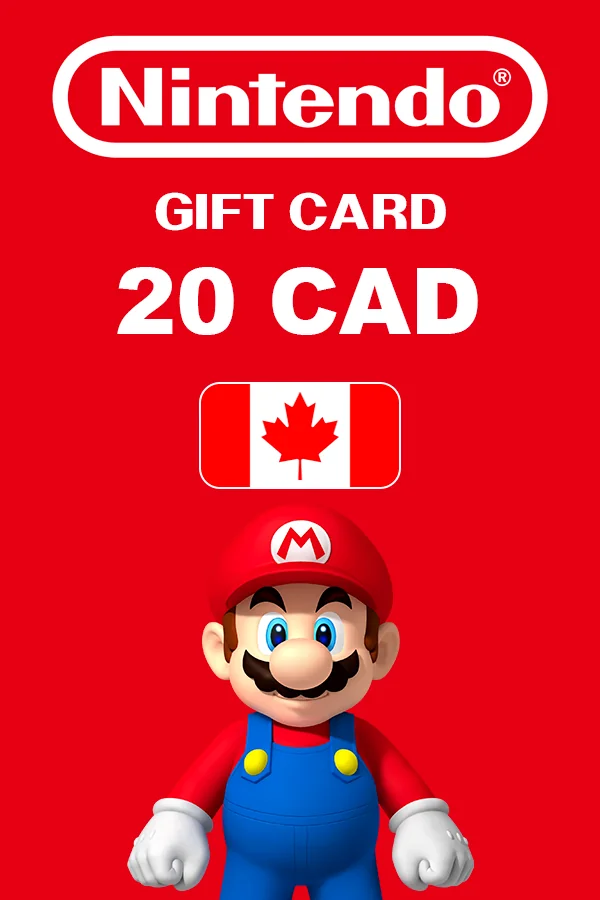 Nintendo eShop Card 20 CAD (Canada)