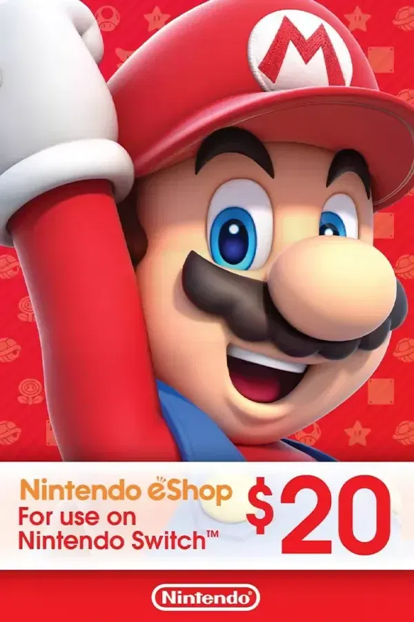 Buy Gift Card 20 USD US Nintendo eShop Card