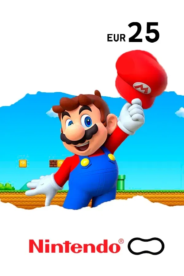 Buy Gift Card 25 EUR Europe Nintendo eShop Card