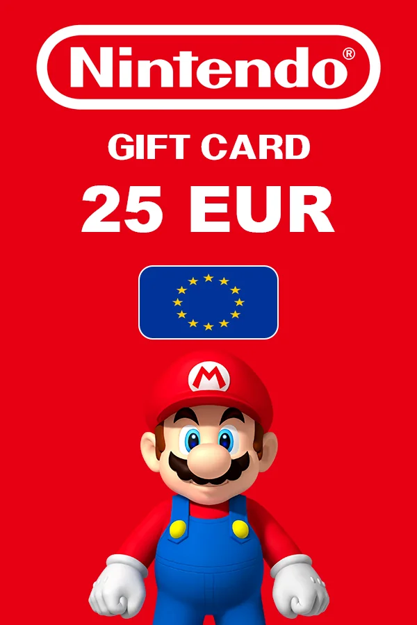 25 EUR Nintendo eShop Europe