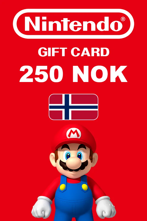 Nintendo eShop Card 250 NOK (Norway)