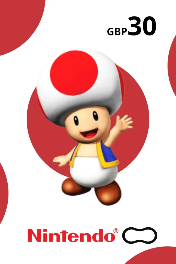 Nintendo eShop 30 GBP UK