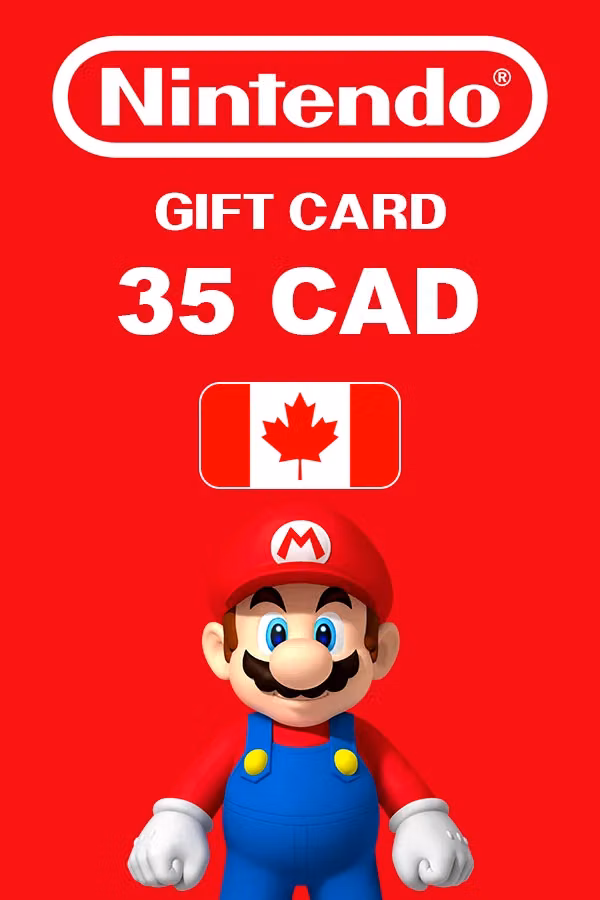 Карта поповнення 35 CAD Nintendo eShop Card (Канада)