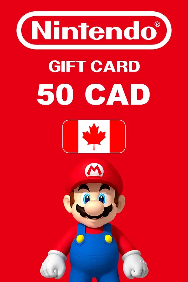 Nintendo eShop Card 50 CAD (Canada)