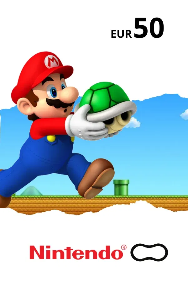Buy Gift Card 50 EUR Europe Nintendo eShop Card