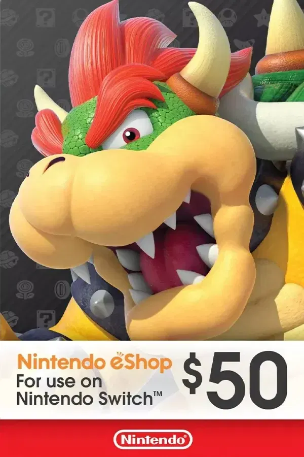 Buy Gift Card 50 USD US Nintendo eShop Card