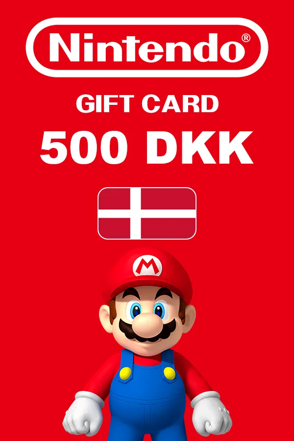 500 DKK Nintendo eShop Denmark