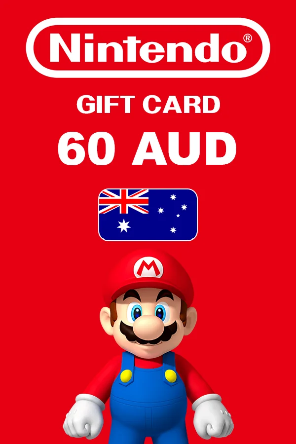 60 AUD Nintendo eShop Australia