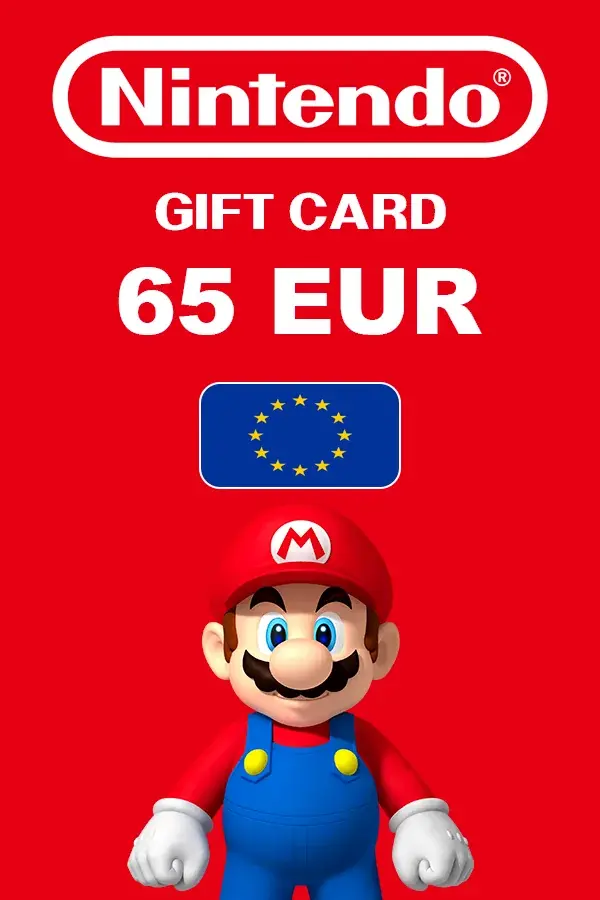Карта поповнення 65 EUR Nintendo eShop Card (Європа)